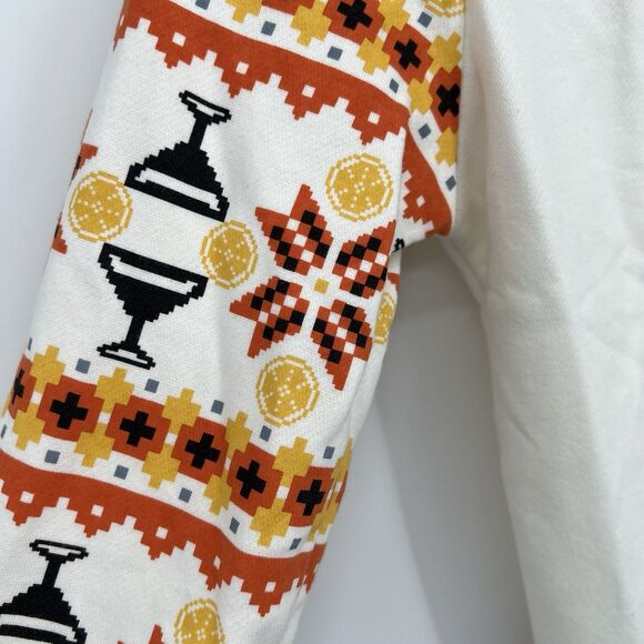 Titos Vodka Embroidered Pullover Crewneck Sweatshirt Sz M Holiday Ugly Christmas - Picture 6 of 13